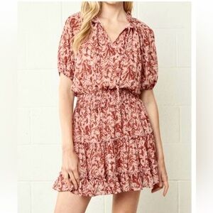 Homebody Boutique Womens Size Small The Sami Sassy Dress NWT ruffled